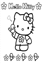 coloring page Hello Kitty