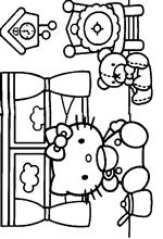 coloring page Hello Kitty
