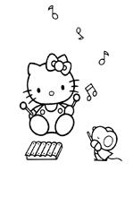 coloring page Hello Kitty