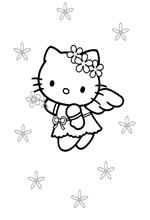 coloring page Hello Kitty