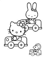 coloring page Hello Kitty