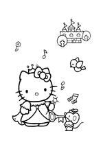 coloring page Hello Kitty