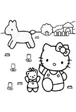 coloring page Hello Kitty