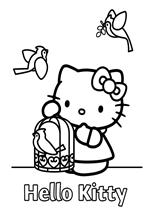 coloring page Hello Kitty