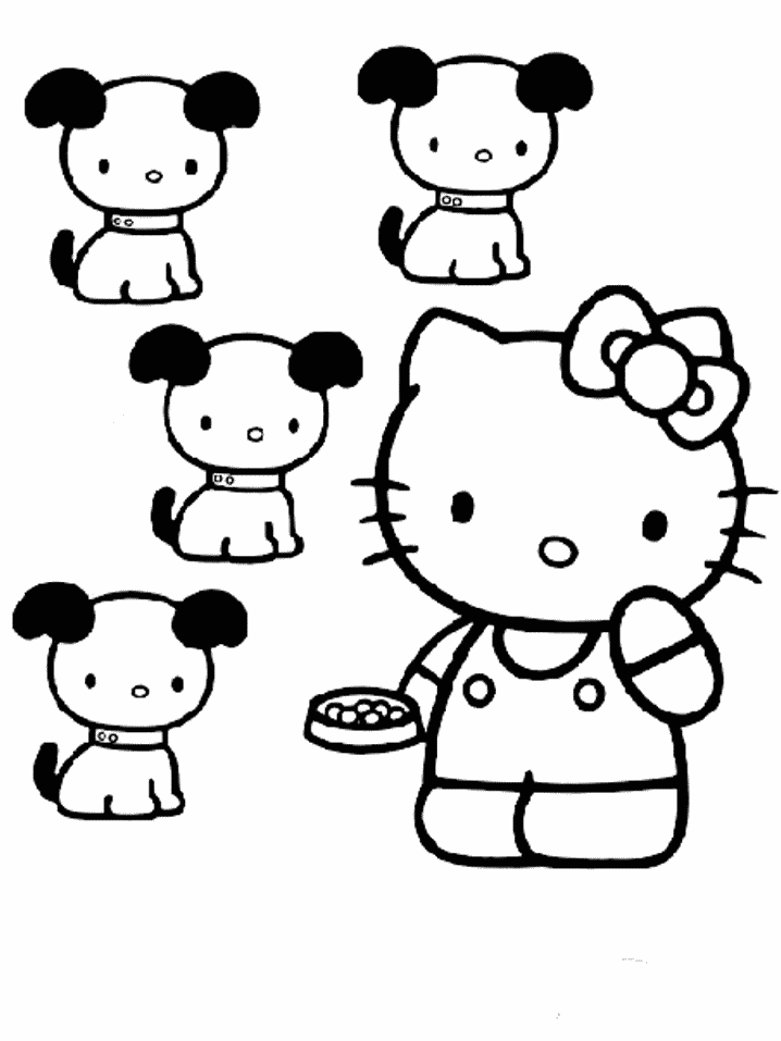 Kids-n-fun.com | 54 coloring pages of Hello Kitty