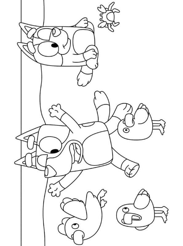 43 Bluey Disney Coloring Pages Coloring Pages