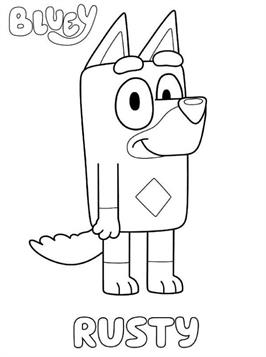 Kids-n-fun.com | 19 coloring pages of Bluey