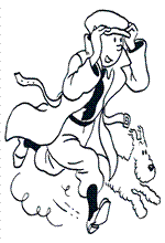 Kids-n-fun | 20 coloring pages of Tintin
