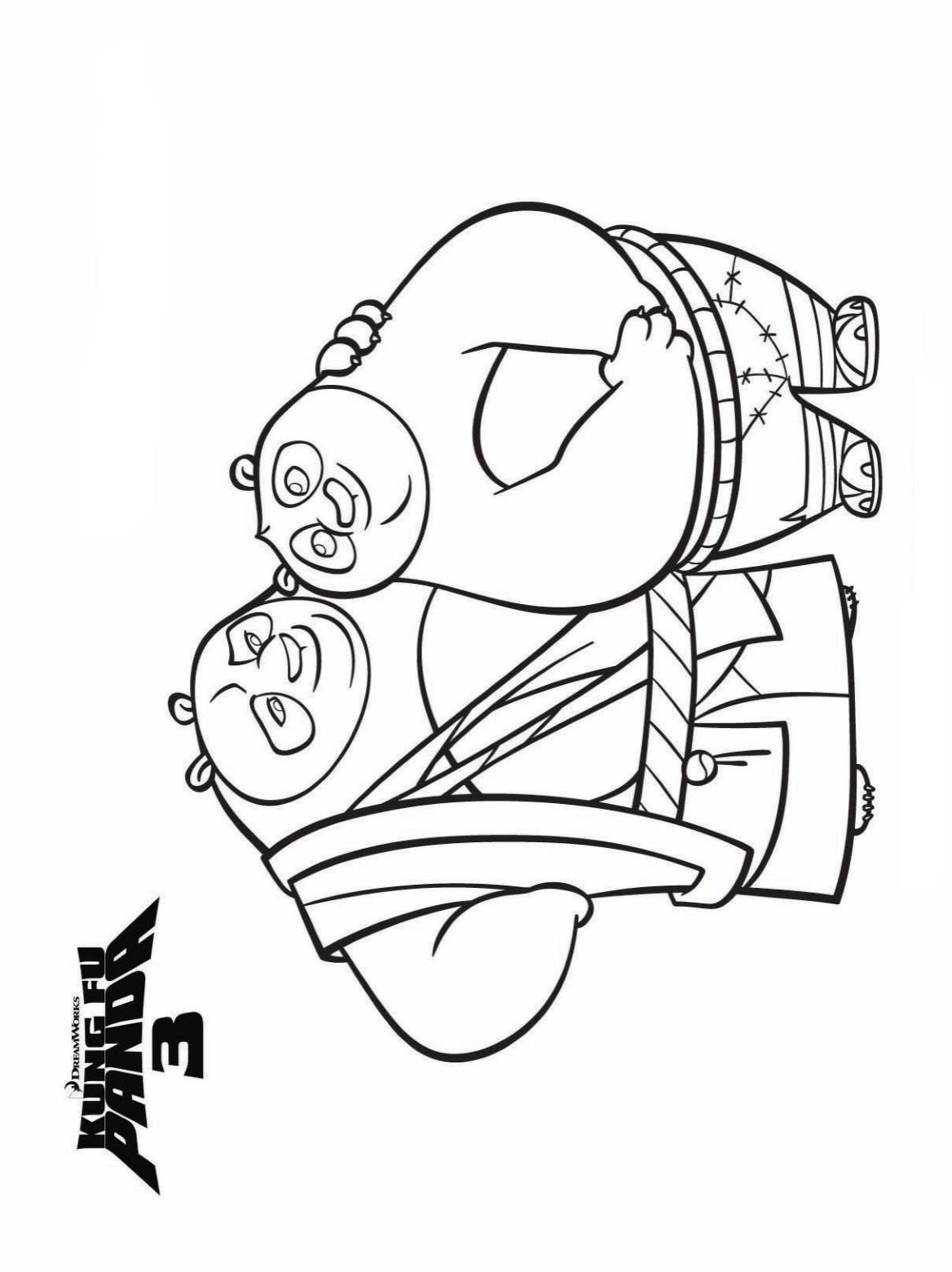 Kids-n-fun.com | 7 coloring pages of Kung Fu Panda 3