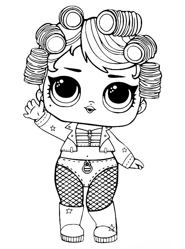 Coloring Page: L.O.L. SURPRISE DOLLS coloring pages