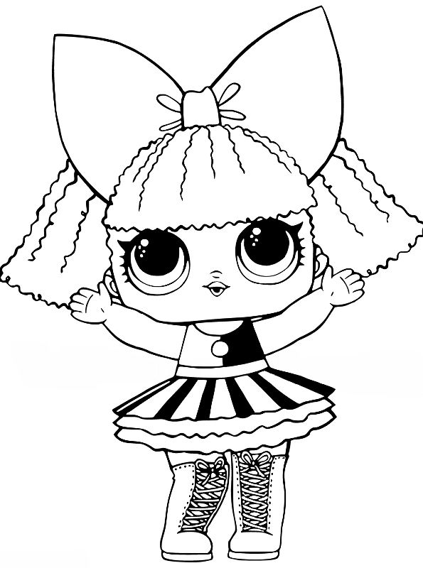 Create Barbie House with Surprise Characters coloring page