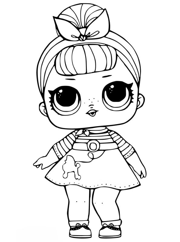 Kidsnfuncom Coloring page LOL Surprise Dolls Sis Swing