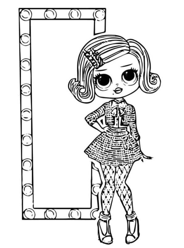 Lol Surprise Omg Dolls Coloring Pages Printable