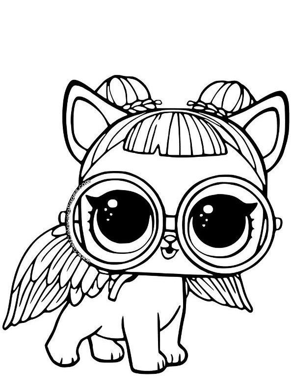 Kids-n-fun.com | Coloring page L.O.L. Surprise Pets Pup