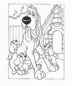coloring page Lady and the Tramp
