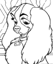 coloring page Lady and the Tramp