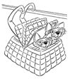 coloring page Lady and the Tramp