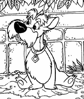 Kids-n-fun.com | 15 coloring pages of Lady and the Tramp