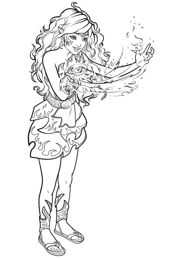 Kids-n-fun.com | 9 coloring pages of Lego Elves
