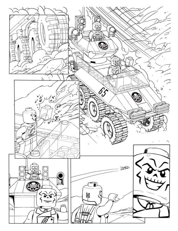 lego coloring pages avengers - photo #28