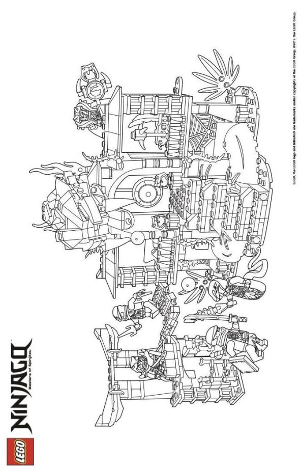 Kids-n-fun.com | 42 coloring pages of Lego Ninjago