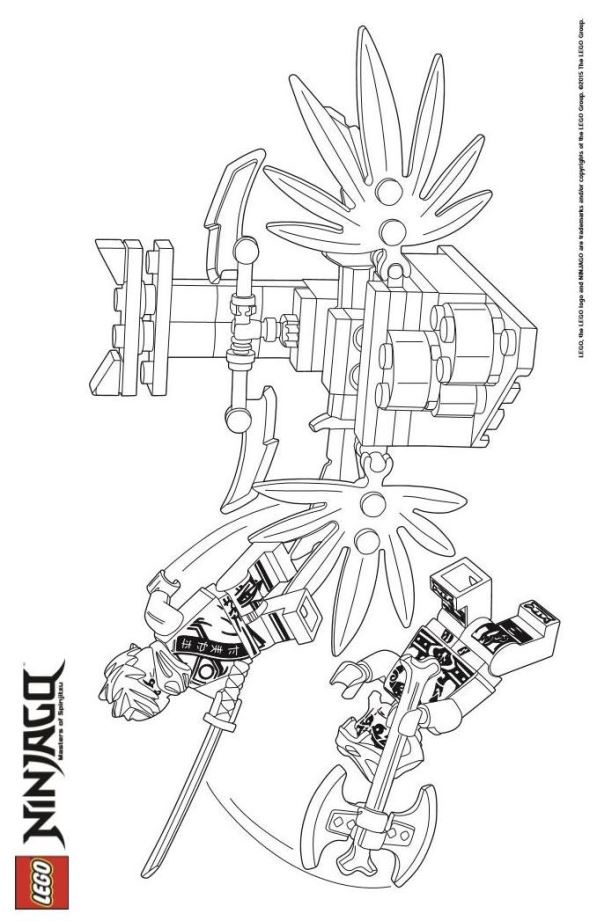 Kids-n-fun.com | 42 coloring pages of Lego Ninjago