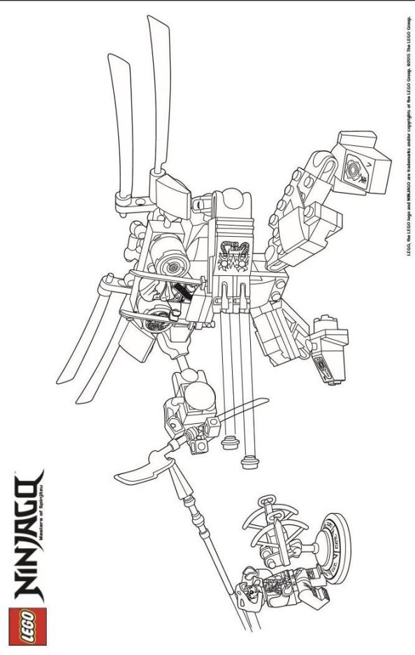 Kids-n-fun.com | 42 coloring pages of Lego Ninjago