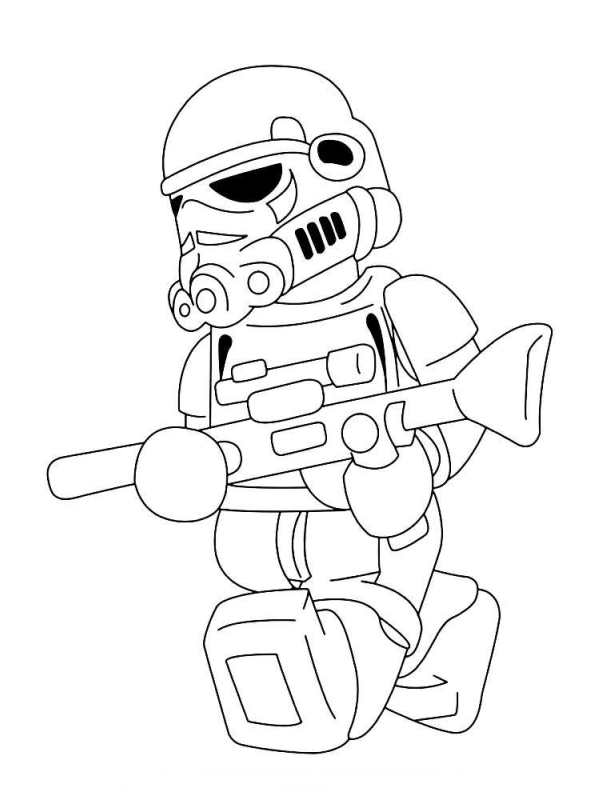 lego clone wars coloring pages