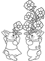 coloring page Spring