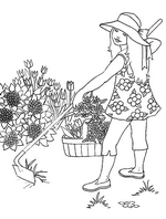 coloring page Spring