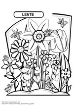 coloring page Spring