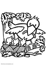 coloring page Spring