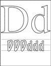 coloring page Letters