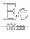 coloring page Letters