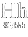 coloring page Letters