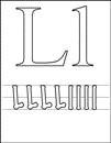 coloring page Letters