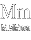 coloring page Letters