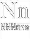 coloring page Letters