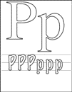 coloring page Letters