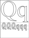 coloring page Letters