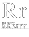coloring page Letters