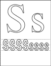 coloring page Letters