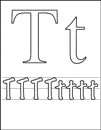 coloring page Letters