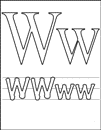 coloring page Letters