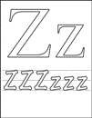 coloring page Letters