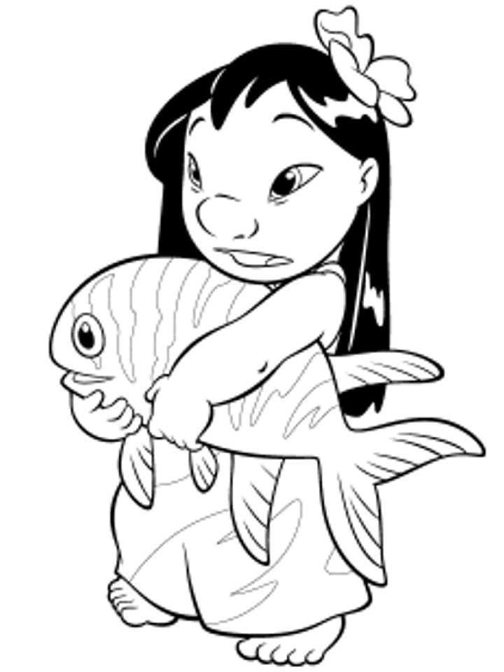 Kids-n-fun.com | 16 coloring pages of Lilo and Stitch