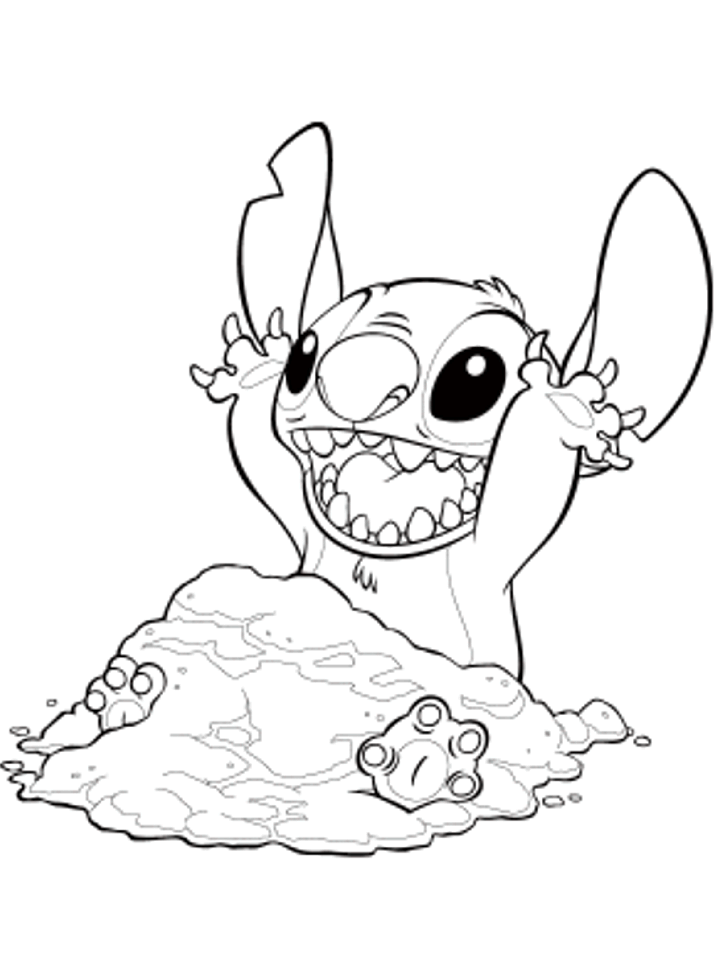 Lilo & Stitch coloring pages - Coloring pages for kids - disney