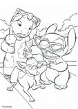 coloring page Lilo and Stitch