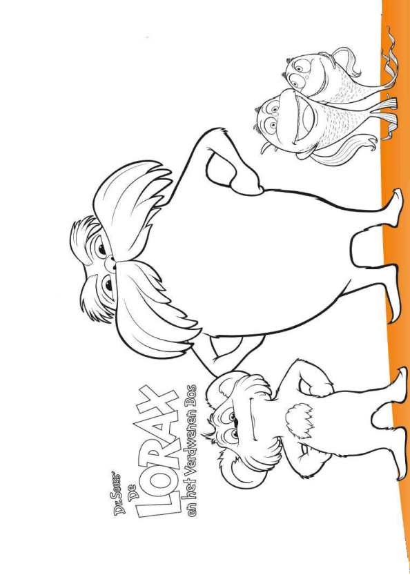 Kids-n-fun.com | 11 coloring pages of Dr Seuss the Lorax