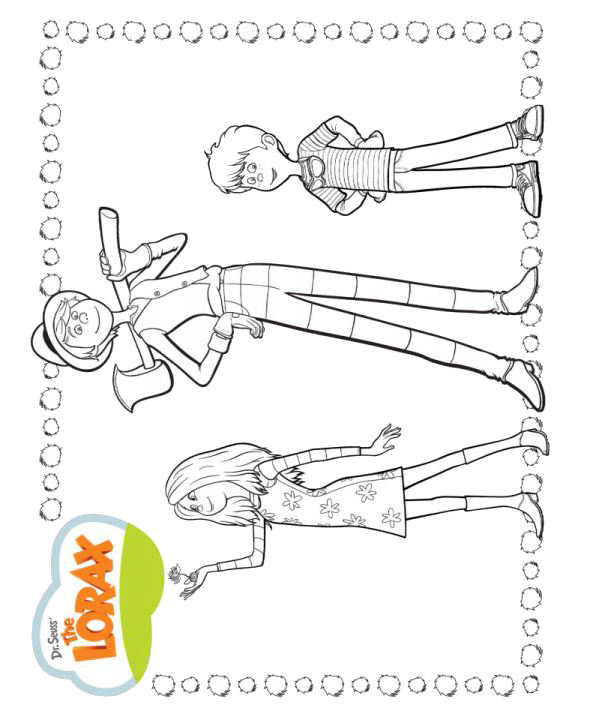 Kids-n-fun.com | 11 coloring pages of Dr Seuss the Lorax